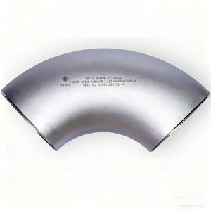 Codo de 90 grados de radio largo de acero inoxidable ASME B169 ASA403, accesorio de tubería para soldadura a tope, de 1/2 a 12 pulgadas, fabricado en Vietnam - Product Image 1