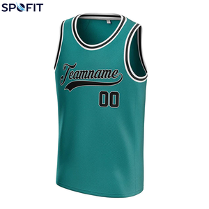 Camiseta de Baloncesto Personalizada, Transpirable, Talla Grande, Poliéster de Alta Calidad, Cosida, de Secado Rápido, Antibacteriana - Product Image 2