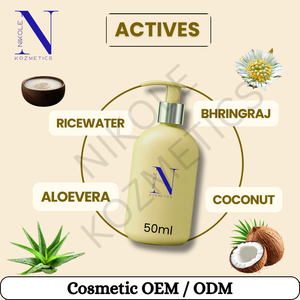 Lotion à l'eau de riz pour la croissance et le renforcement des cheveux, anti-chute, anti-pelliculaire, sans sulfate, nourrissante pour tous types de cheveux - Product Image 3