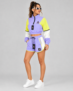 Ensemble coupe-vent pour femme de qualité supérieure, veste et short élégants, légers et confortables, vêtements de sport - Product Image 6