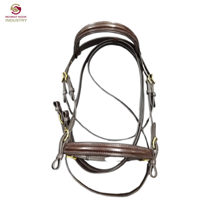 Brida para Caballo de Ajuste Cómodo, Cuero Premium, Ajustable, Duradera, Elegante, Acolchada y Suave, para Montar, Doma, Salto Western y Control - Product Image 4