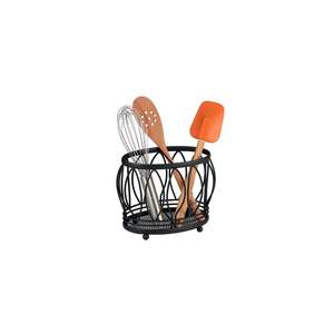 Porte-couverts décoratif en métal pour une cuisine moderne, offrant un rangement organisé avec une apparence métallique élégante - Product Image 6