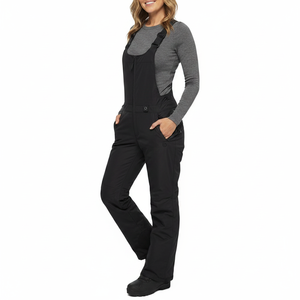 Waterproof Women's Ski Bib <b>Pants</b> Windproof Insulated Snowboard Overalls Winter Outdoor <b>Thermal</b> Snow <b>Pants</b> for Skiing Skating - Product Image 2