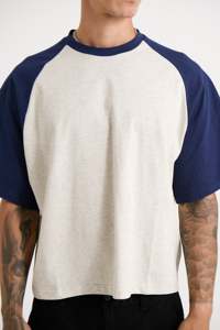 เสื้อยืดผู้ชายทรงบ็อกซี่ แขนสั้น พิมพ์ลายโลโก้ตามสั่ง คุณภาพสูง 250GSM เสื้อโอเวอร์ไซส์ สไตล์ฮิปฮอป แฟชั่นสตรีท พิมพ์ลาย DTG ตามสั่ง - Product Image 6