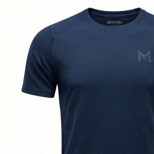 เสื้อยืดออกกำลังกายผู้ชาย พรีเมียม ไซส์ใหญ่ ผ้าโพลีเอสเตอร์/คอตตอน สำหรับวิ่ง ฟิตเนส เล่นกีฬา ออกกำลังกาย แบรนด์ MaluzaIndustries - Product Image 2