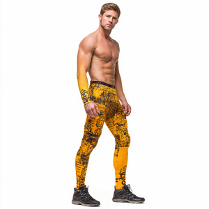 Running Tights <b>Men</b> Compression Sports Pants Underwear <b>Base</b> <b>Layer</b> Basketball Leggings Gym Workout Fitness Cycling Leggings - Product Image 4