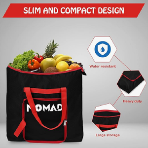 Travel Shopping <b>Bags</b> 20L <b>30L</b> Lightweight Reusable Grocery Carry Tote Folds into Pocket for Daily Use - Product Image 3
