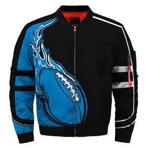 Livraison gratuite, nouvelle veste bomber de l'équipe de football américain Bengals, manches longues, vêtements chauds unisexes, vestes d'automne et d'hiver - Product Image 6