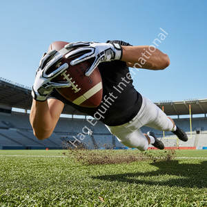 Gants de football américain personnalisés pour jeunes, avec grip collant, pour l'entraînement, vente en gros à prix abordable, fournisseur - Product Image 2