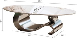 ANURAG HANDICRAFT Handcrafted Luxury <b>Epoxy</b> Resin River <b>Table</b> Natural Solid Wood Construction Durable Custom Coffee <b>Table</b> Modern - Product Image 3