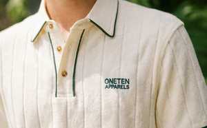 เสื้อเชิ้ตแขนสั้นผ้าฝ้าย 100% น้ำหนักเบาสำหรับผู้ชาย ยี่ห้อ ONETEN APPARELS  คอปกแบบมีเท็กซ์เจอร์ - Product Image 6