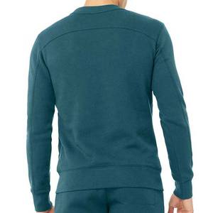 Sweat-shirt thermique personnalisé pour homme, coupe ajustée, confortable, style streetwear avec poche, vêtements pour homme, coton molletonné, col rond, basiques - Product Image 3