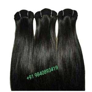 Extensiones de cabello humano modelo de cuerpo Remy virgen indio 30 pulgadas Color de cabello natural recto y ondulado Venta completa de India - Product Image 1