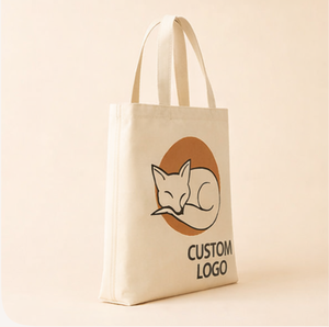 Sac fourre-tout en toile de coton personnalisé, coloré, écologique, à motifs géométriques, réutilisable, promotion usine - Product Image 2