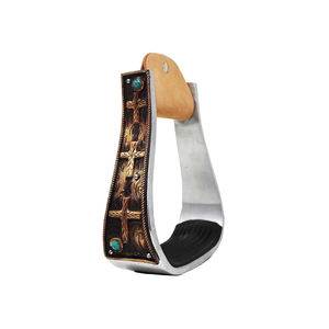 Estribos de Cuatro Barras para Montar a Caballo, Material Sólido, Antideslizantes, Protección para Tobillos, Equipo de Seguridad Ecuestre - Product Image 4