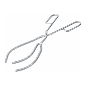 Pinza de laboratorio de acero inoxidable de 3 puntas para tazas de precipitados, 250 mm, resistente a altas temperaturas - Product Image 1