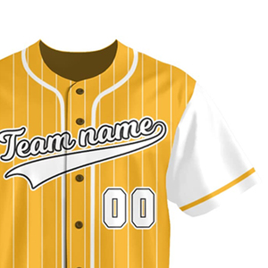 Camiseta de Béisbol Personalizable para Hombre, de Alto Rendimiento, Transpirable, de Secado Rápido, Nuevo Estilo, Lisa y Teñida - Product Image 4