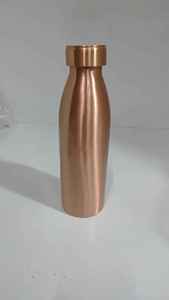 Best Design Custom Logo Plain <b>Copper</b> Water <b>Bottle</b> Pure <b>Copper</b> Direct Drinking and Boiling Water Applicable - Product Image 6