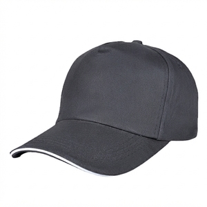 Gorra de Béisbol Marrón de 6 Paneles, Color Sólido, Sarga de Algodón, Ajustada, Unisex, Casual, para Adultos - Product Image 2