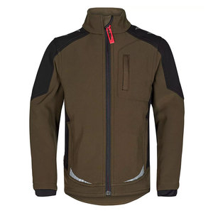 <b>Men's</b> Winter Hiking Softshell <b>Jacket</b> Regular Fit Fleece Lined Zipper Closure And Stand Collar <b>Men's</b> <b>Lightweight</b> Softshell <b>Jacket</b> - Product Image 1