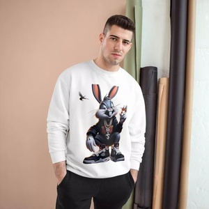 Men's Solid Cotton Crew Neck <b>Pullover</b> Sweatshirt Regular Fit Casual Autumn Wear Men's Premium Breathable Sweatshirts - Product Image 5