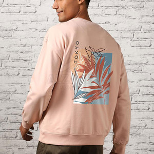 Sweat-shirt oversize en tissu chaud et confortable, au design simple et au style décontracté. - Product Image 4