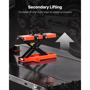 Tavolo Sollevatore Pneumatico per Moto Resistente 1500 libbre, Altezza Regolabile 8.6-31'' - Nuovo Supporto per Riparazione Moto - Product Image 5