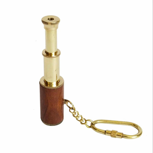 Brass Telescope Key Chain 3 Inch Nautical Marine <b>Keyring</b> Vintage <b>Mini</b> Pullout Telescope Keychain Maritime Gift Accessory - Product Image 2