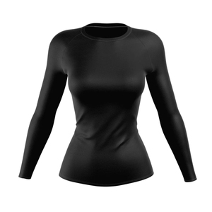 Wholesale Custom Designed Heat-Transfer Printed MMA BJJ Rash Guard <b>for</b> <b>Women</b> Compression Fight Wear <b>Swimming</b> Surfing Gear - Product Image 3