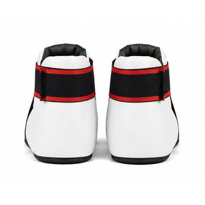 Chaussures de boxe pour hommes, fermeture à bande élastique en cuir, pour entraînement en salle de sport, entraînement de boxe, ajustement confortable, léger, forte adhérence - Product Image 3