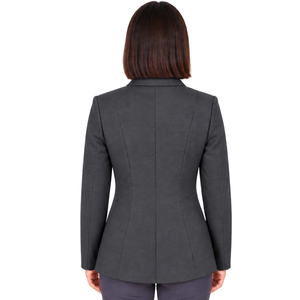 Charcoal Gray Equestrian <b>Jacket</b> for <b>Women</b> Slim Fit Riding Blazer Professional Horse Riding Competition Coat Custom Wholesale - Product Image 2