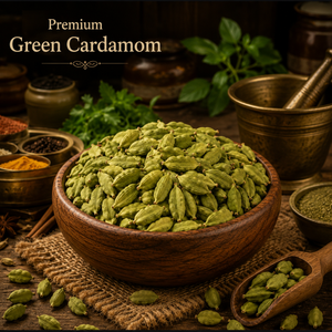 Gousse de cardamome entière Elite |   Épice verte vibrante, saveur exceptionnelle sélectionnée, applications culinaires variées, menus gastronomiques raffinés, 100% naturel - Product Image 2
