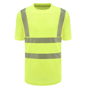 Camiseta de Seguridad de Alta Visibilidad para Hombre, Camiseta Reflectante de Dos Tonos, Ropa de Trabajo de Seguridad para la Construcción, Uniforme de Protección de Alta Visibilidad - Product Image 5
