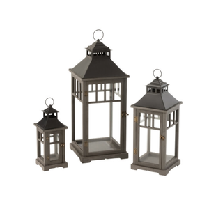 Lanterne à bougie ovale en bambou et fer faite à la main pour la décoration du salon et de l'extérieur au meilleur prix - Product Image 1