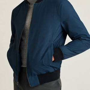 Hot Selling Men Bomber <b>Jackets</b> For 100% Polyester Material Lightweight Breathable Customized Logo High Street Bomber <b>jacket</b> - Product Image 3