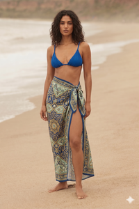 Sarong Polynésien Imprimé Personnalisé, Paréo Hawaïen Léger, Vêtement de Plage Tropique, Fabricant OEM ODM - Product Image 6