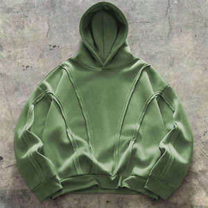 Fabricant de sweats à capuche lourds, fournisseur de sweats à capuche 450 gsm, sweats à capuche en coton premium, sweats à capuche en marque privée, sweats à capuche streetwear, usine de sweats à capuche sur mesure - Product Image 4