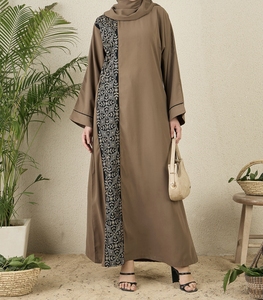 High Quality Dubai Beautiful Traditional Islamic Women's Saudi Arabian Abaya Spring Polyester Breathable Ankle Length Muslim Fit - Product Image 3