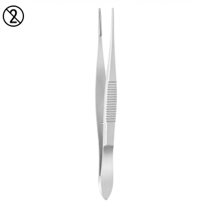 Pinzas Bonaccolto de 1.7 mm, Instrumento Desechable de un Solo Uso, Pinzas Quirúrgicas Oftálmicas de Acero Inoxidable, Pinzas Microquirúrgicas de Precisión - Product Image 4