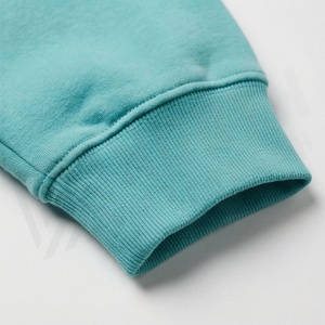 Ensemble de survêtement décontracté unisexe à capuche de couleur unie, manches longues, 100 % coton, poids moyen, respirant, pour l'automne - Product Image 6
