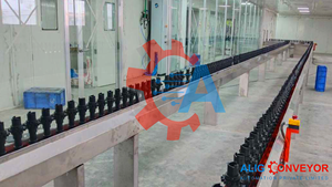 Planta de Fabricación de Transportadores de 4 Ruedas Invertidas, Velocidad Ajustable, Acero Suave Resistente - Product Image 4