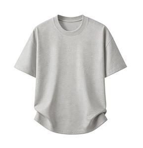 เสื้อยืดคอตตอนหนาน้ำหนักมากสำหรับผู้ชาย สั่งซื้อจำนวนมาก แบรนด์เสื้อผ้าแนวสตรีท รับผลิตเสื้อผ้าแบรนด์ส่วนตัว - Product Image 2
