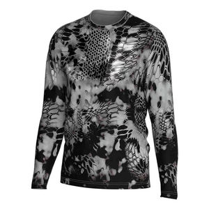 Chemise de pêche à manches longues camouflage pour homme, séchage rapide, UPF 50, polyester, haut de gamme pour l'extérieur - Product Image 5