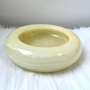 Cuenco Donut de Ónix Verde Afgano, Resistente al Fuego, Moderno, para Cocina, Comedor, Sala de Estar, Revestimiento de Pared, Cuenco para Servir - Product Image 5