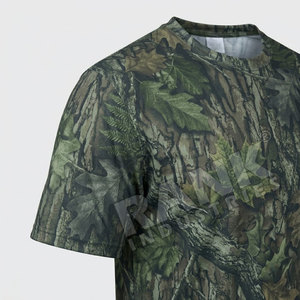 เสื้อยืดล่าสัตว์แฟชั่นใหม่ ไซส์ใหญ่ ผลิตจากผ้าฝ้ายผสมโพลีเอสเตอร์ สไตล์ลำลอง สำหรับผู้ชาย วางขายออนไลน์ - Product Image 5