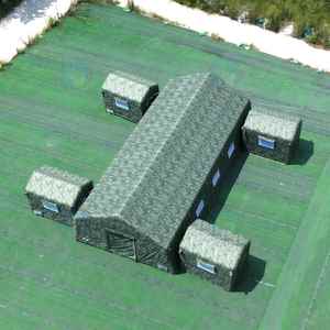 Tente combinée de camouflage d'abri de stockage de sauvetage médical extérieur portatif imperméable gonflable utilisation d'urgence personnalisée - Product Image 1