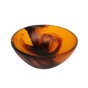 Bol de service en résine fait main, pièce unique, design unique, personnalisable pour les fêtes, luxe, écologique, durable, qualité supérieure, excellent rapport qualité-prix - Product Image 1