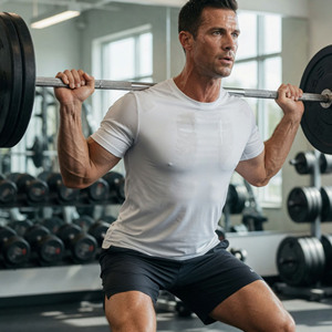 Camiseta OEM Personalizada con su Propio Logotipo, Camiseta Deportiva de Secado Rápido, Transpirable, de Poliéster, para Hombres, para Gimnasio y Fitness - Product Image 4