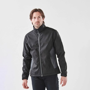 <b>High</b> <b>Visibility</b> Winter Fleece <b>Jacket</b> Zipper Front Hooded Windproof Workwear <b>Softshell</b> Outerwear Custom Uniform for Outdoor Use - Product Image 4