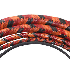 Fouet de combat en cuir véritable de qualité supérieure, fabriqué à la main, unique, pour chasseurs - Nouveauté, prix de gros - Product Image 2